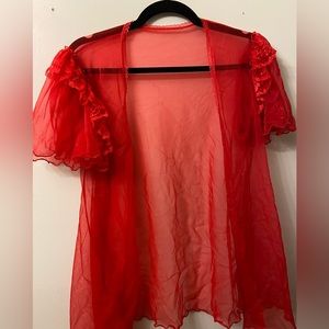 Vintage Lingerie shawl